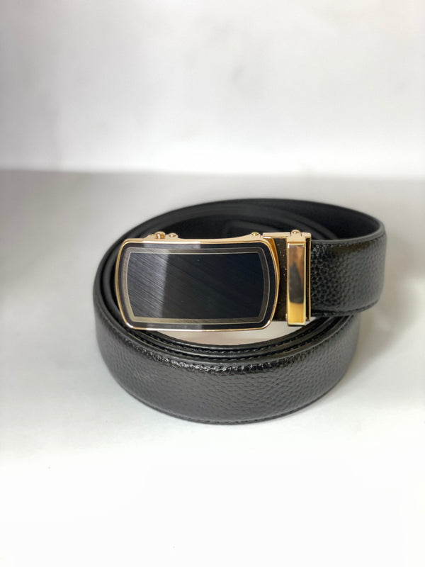Auto Lock Leather Belt for Men –  Easy Adjustable