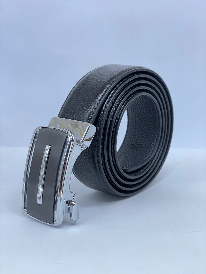 Auto Lock Leather Belt for Men –  Easy Adjustable