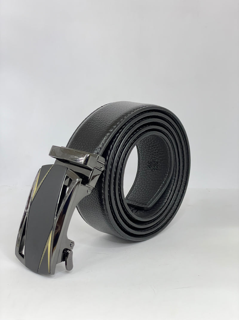 Auto Lock Leather Belt for Men –  Easy Adjustable