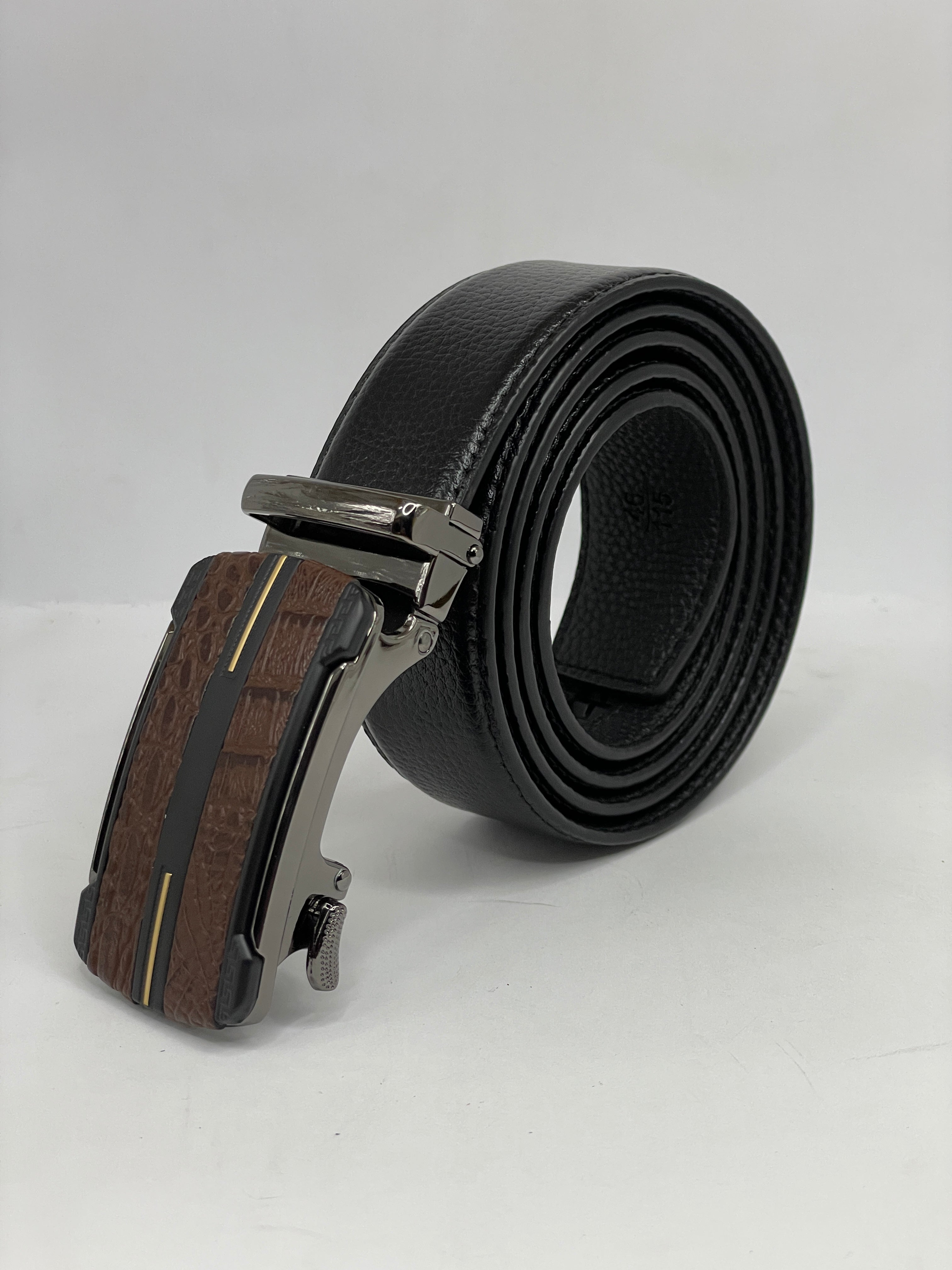 Auto Lock Leather Belt for Men –  Easy Adjustable