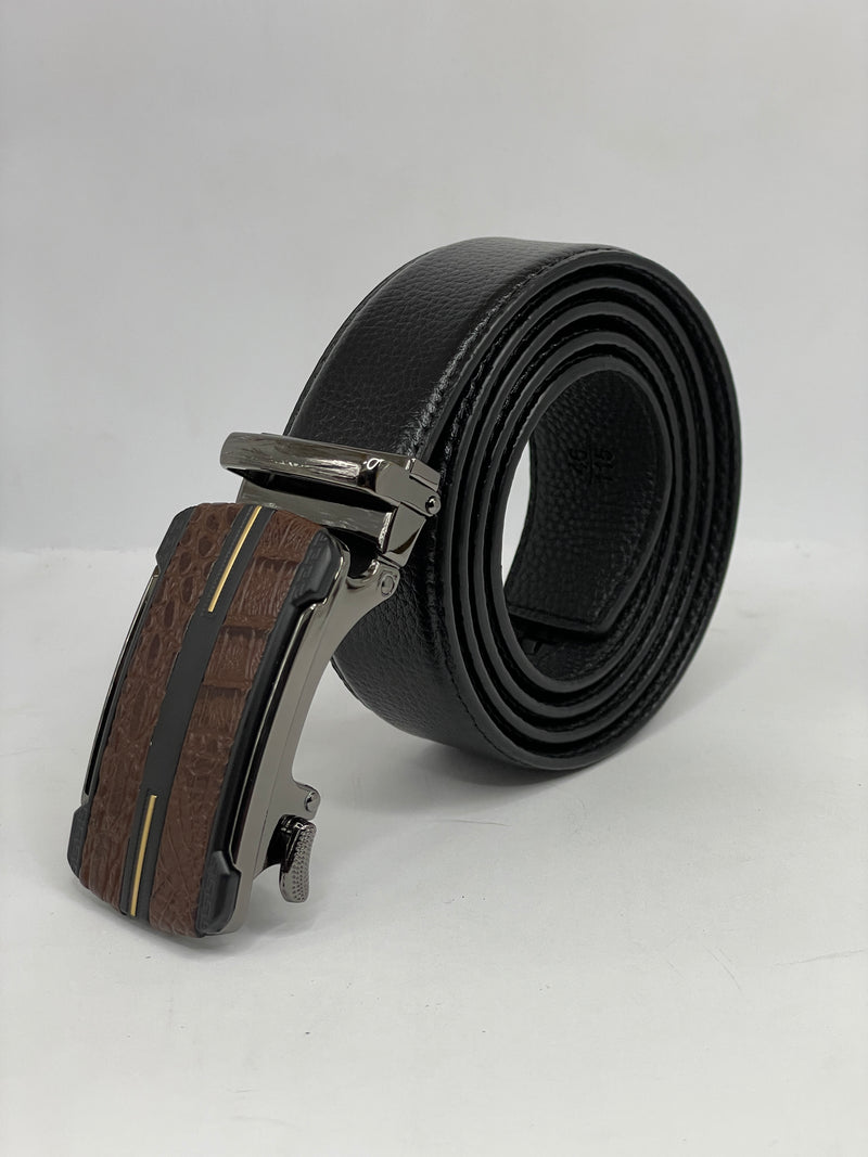 Auto Lock Leather Belt for Men –  Easy Adjustable