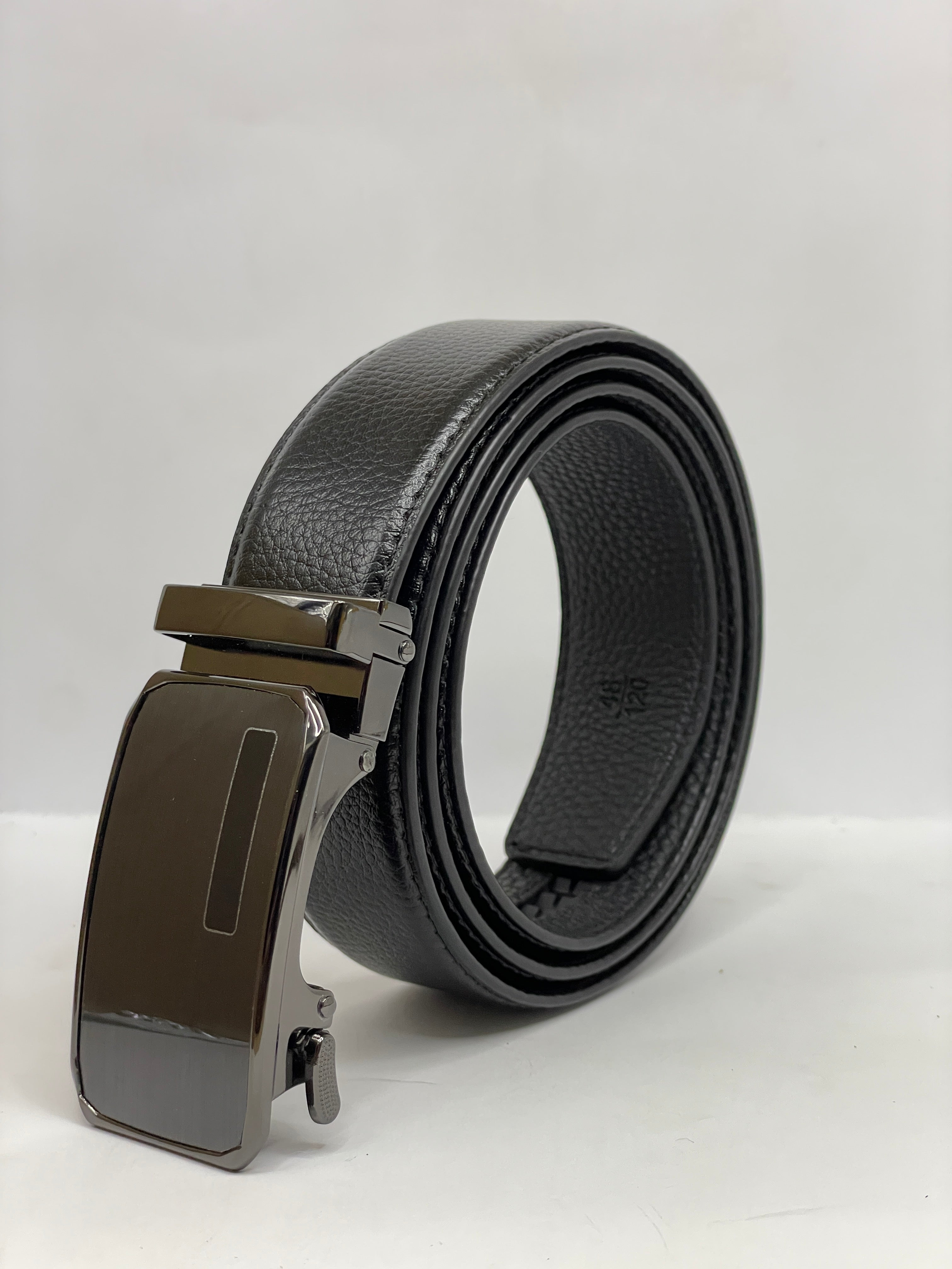 Auto Lock Leather Belt for Men –  Easy Adjustable