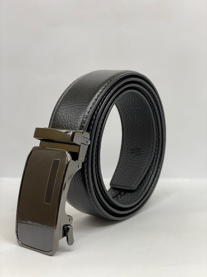 Auto Lock Leather Belt for Men –  Easy Adjustable
