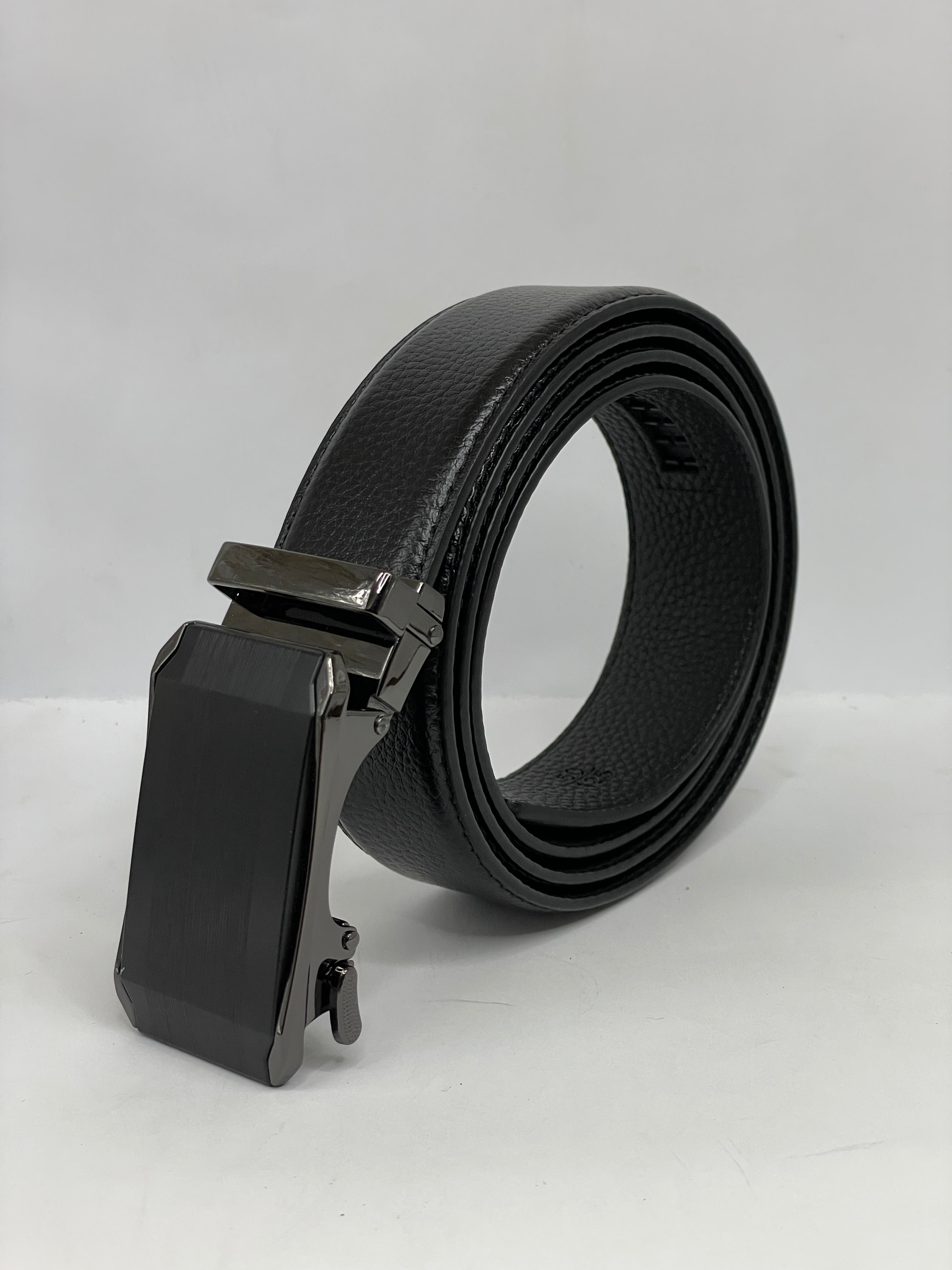 Auto Lock Leather Belt for Men –  Easy Adjustable