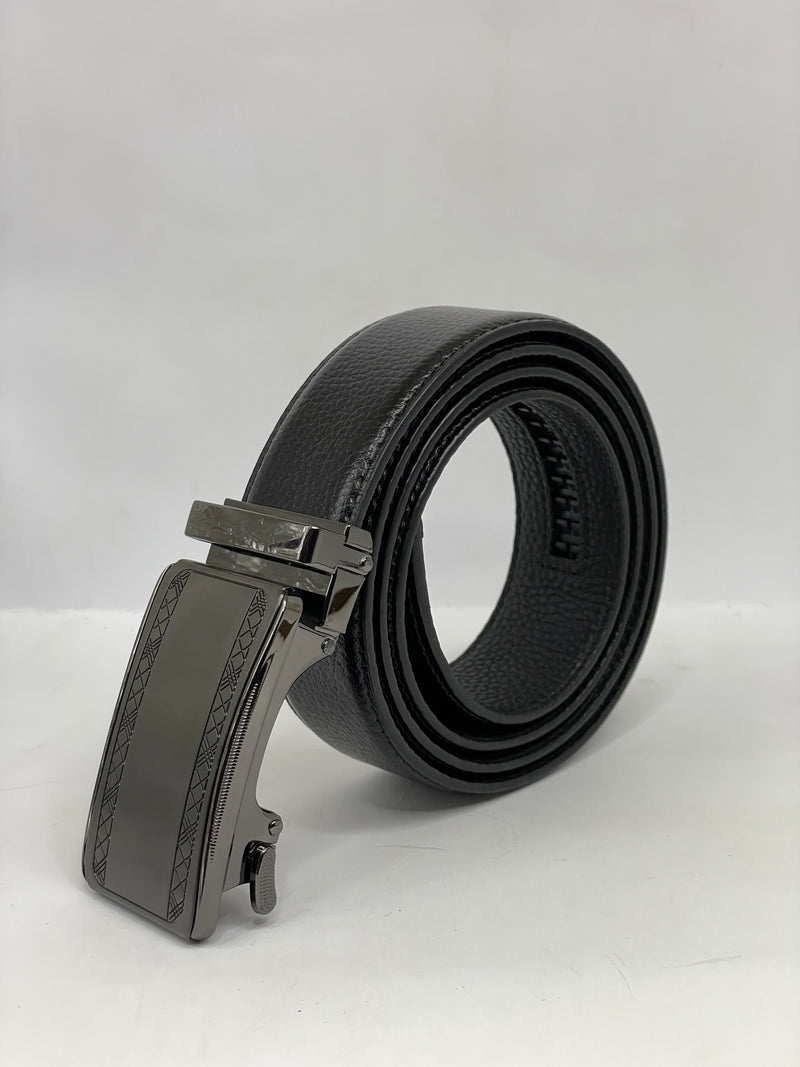 Auto Lock Leather Belt for Men –  Easy Adjustable