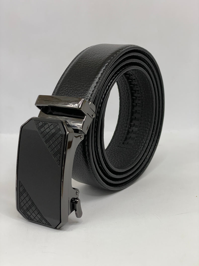 Auto Lock Leather Belt for Men –  Easy Adjustable