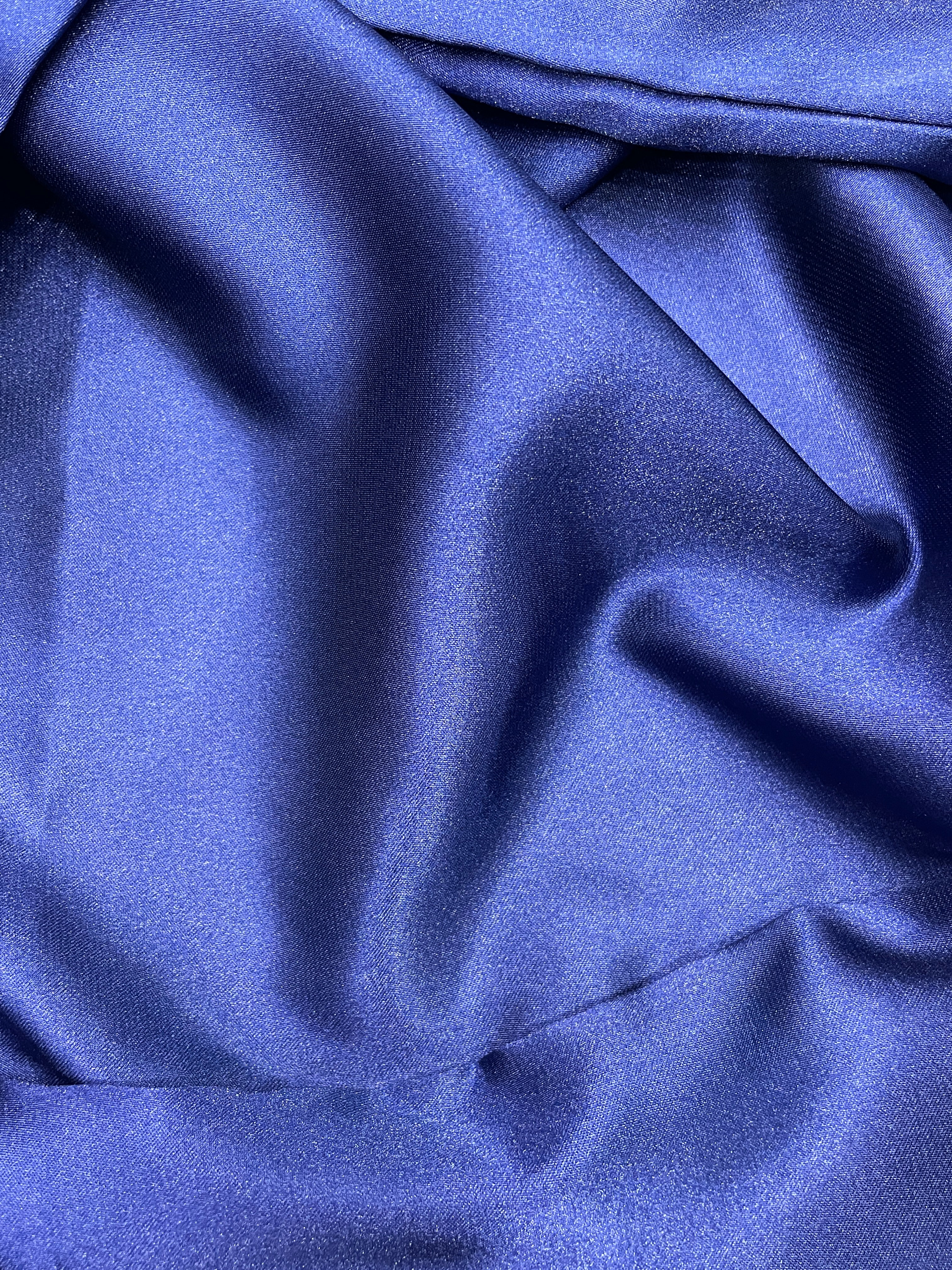 Silk Night Suit for Women – Navy Blue