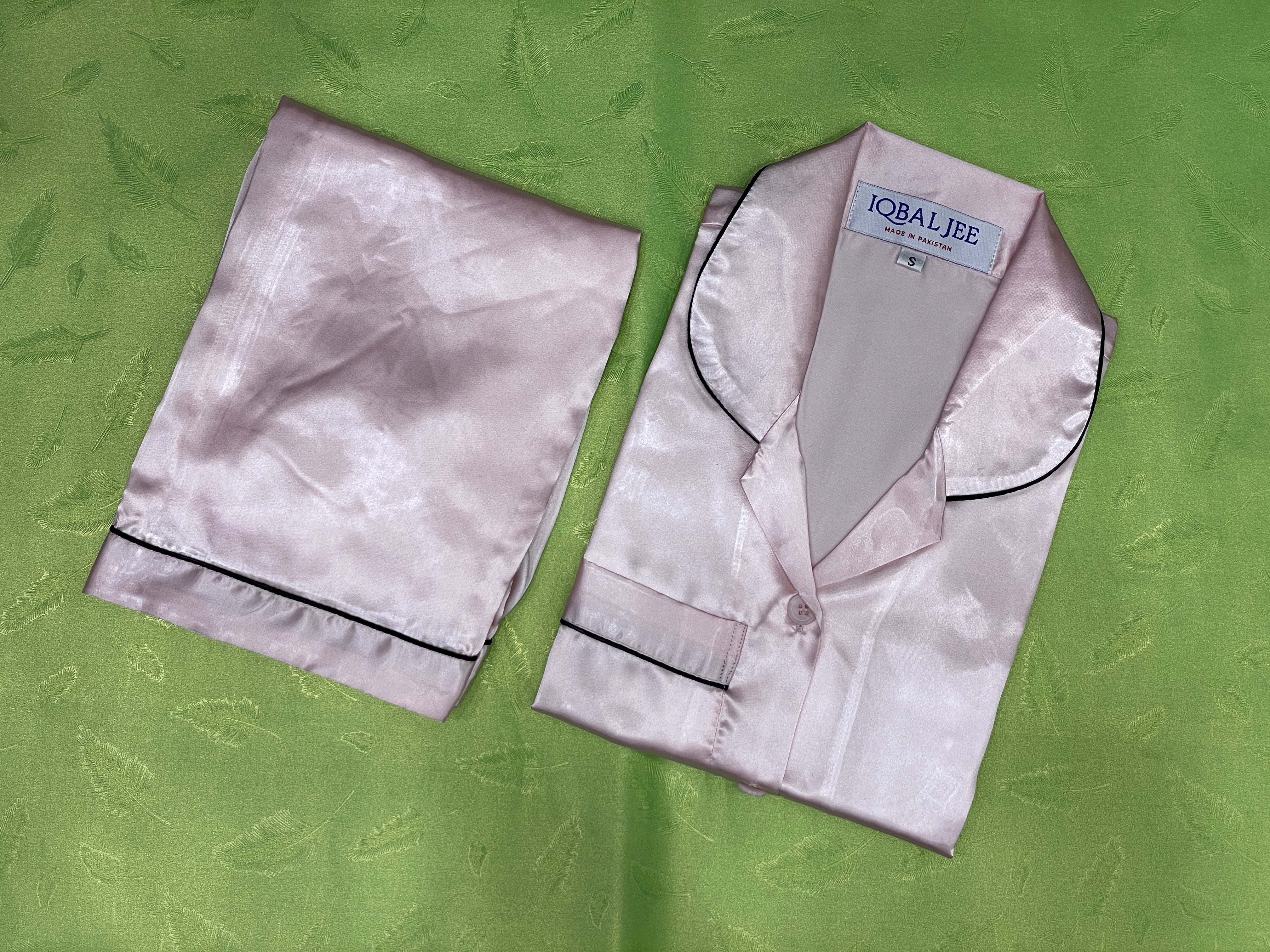 Silk Night Suit for Women – Pink