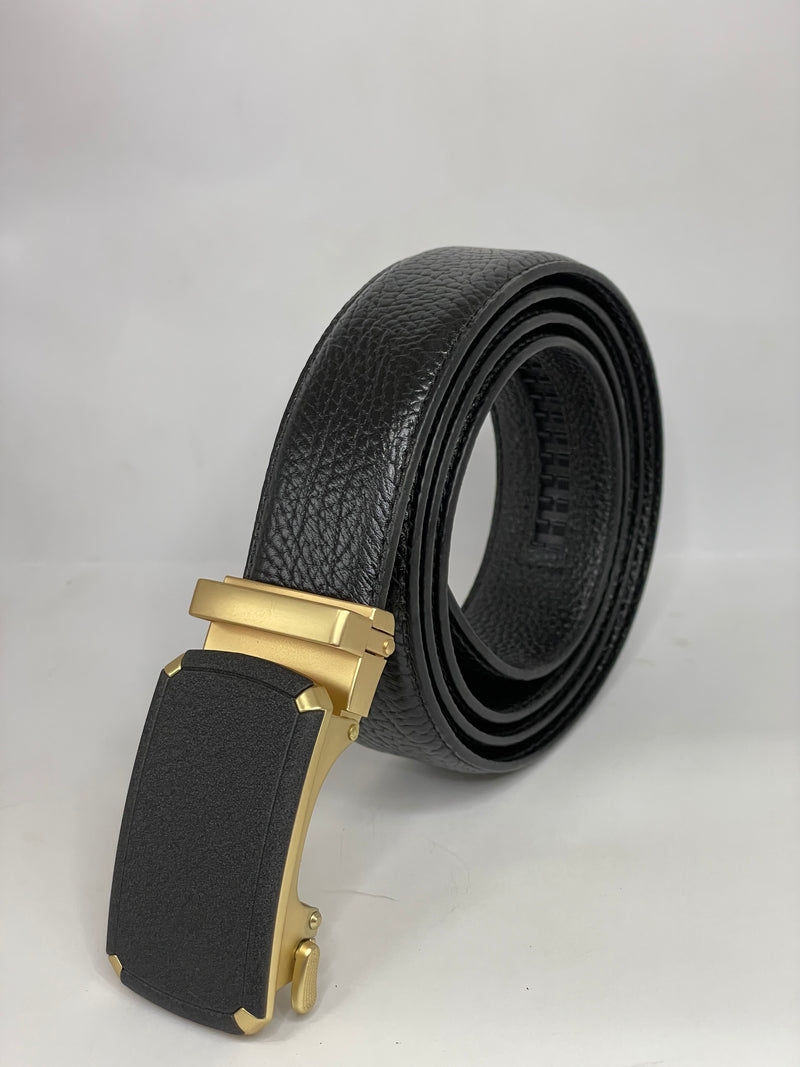 Auto Lock Leather Belt for Men –  Easy Adjustable