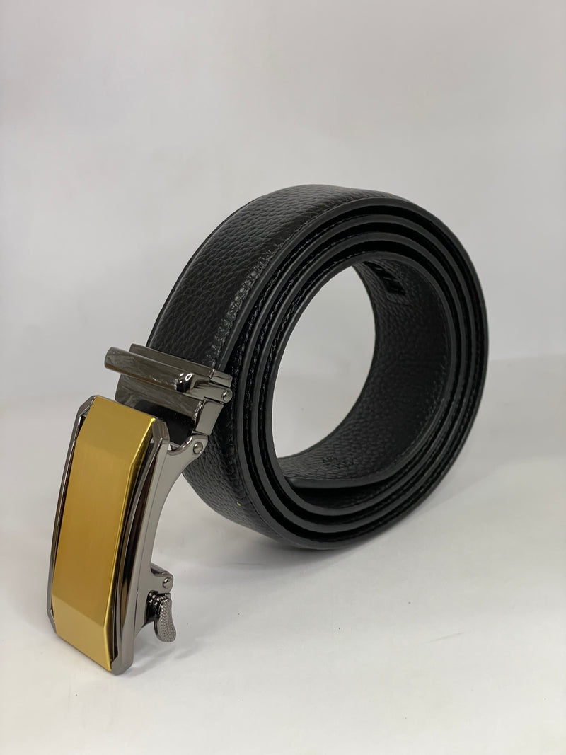 Auto Lock Leather Belt for Men –  Easy Adjustable