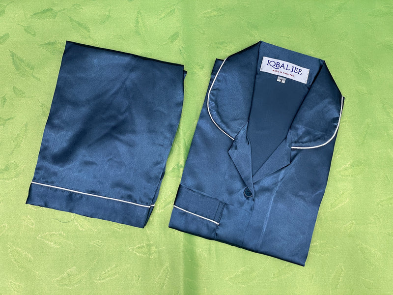 Silk Night Suit for Women – Sea Green