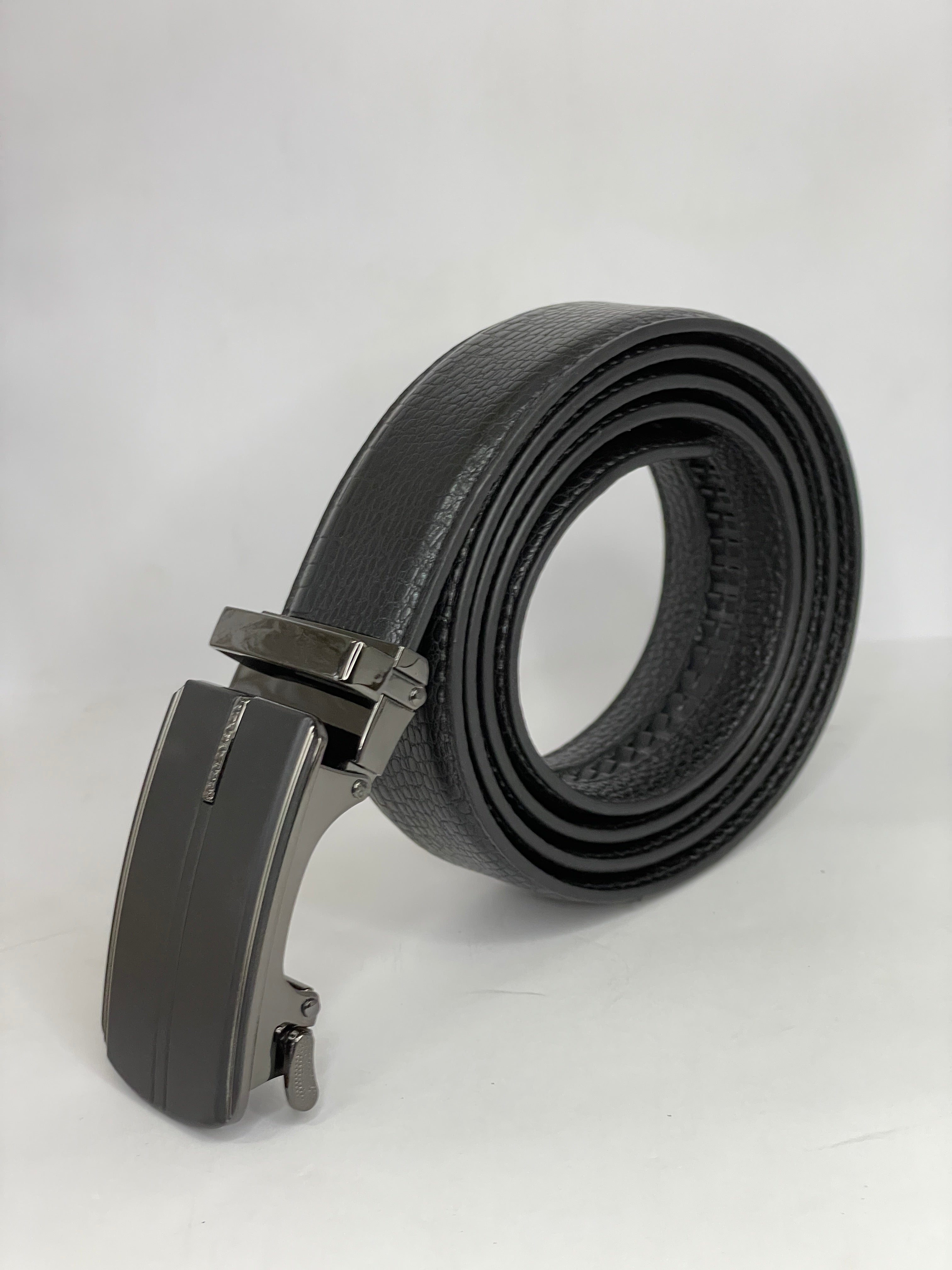 Auto Lock Leather Belt for Men –  Easy Adjustable