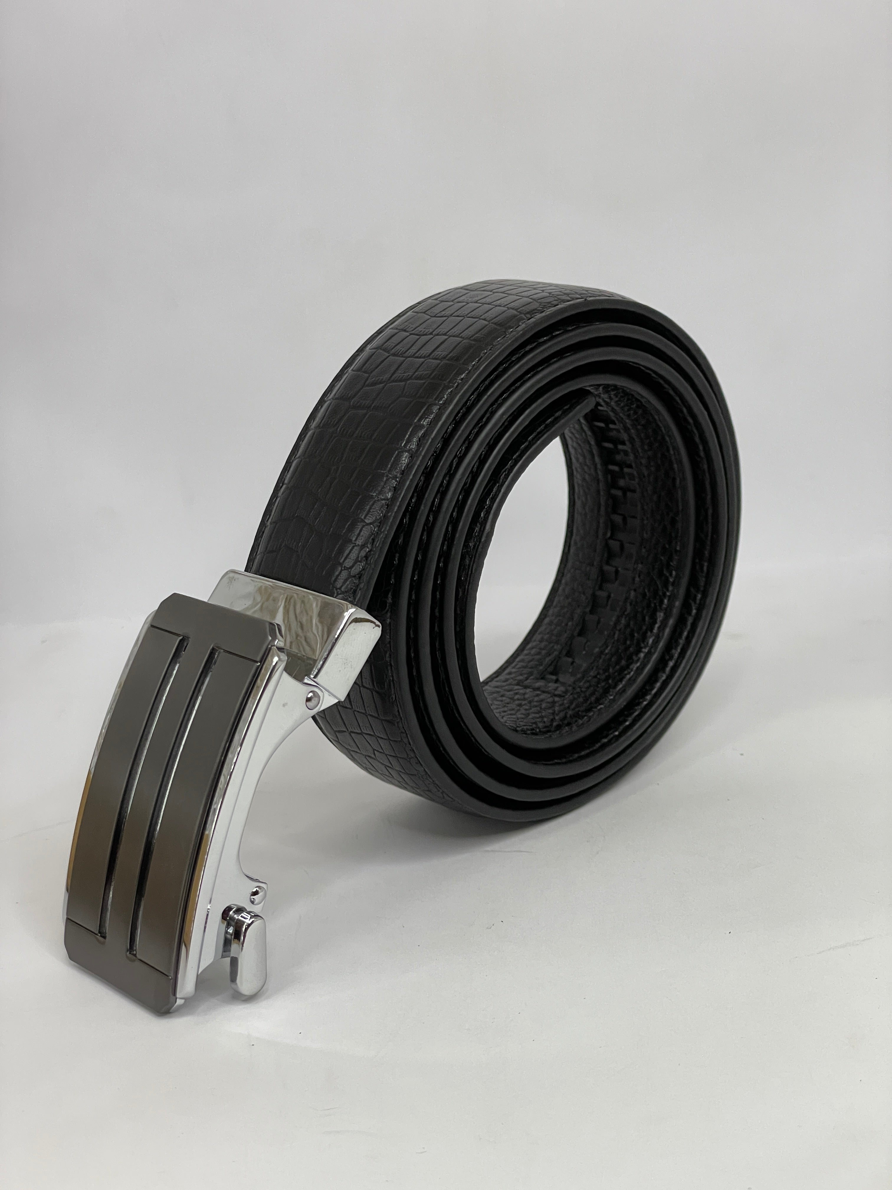 Auto Lock Leather Belt for Men –  Easy Adjustable