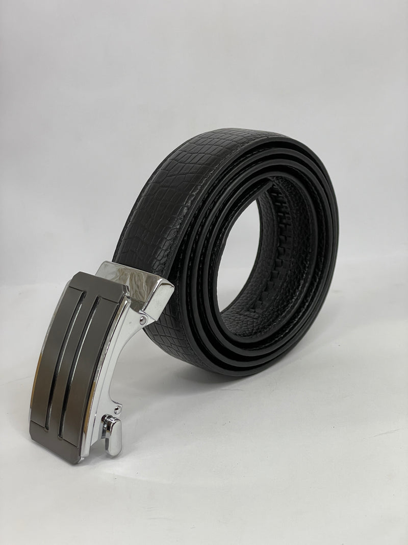 Auto Lock Leather Belt for Men –  Easy Adjustable