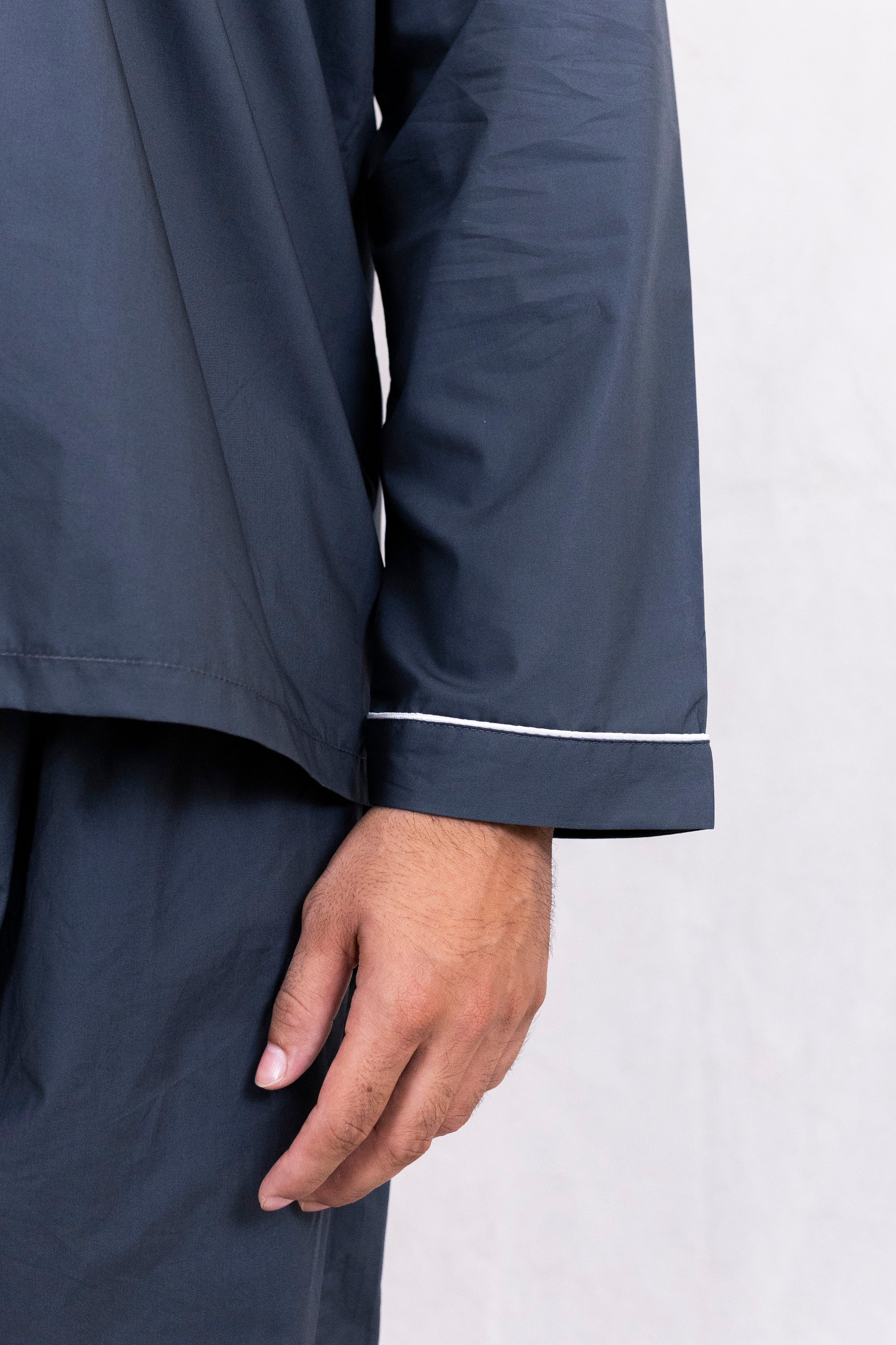 Men and Women Dark Blue Night Suit - Sleep Wear | 100% Cotton