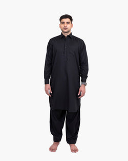 Men’s Black Shalwar Kameez | Shirt Couleur