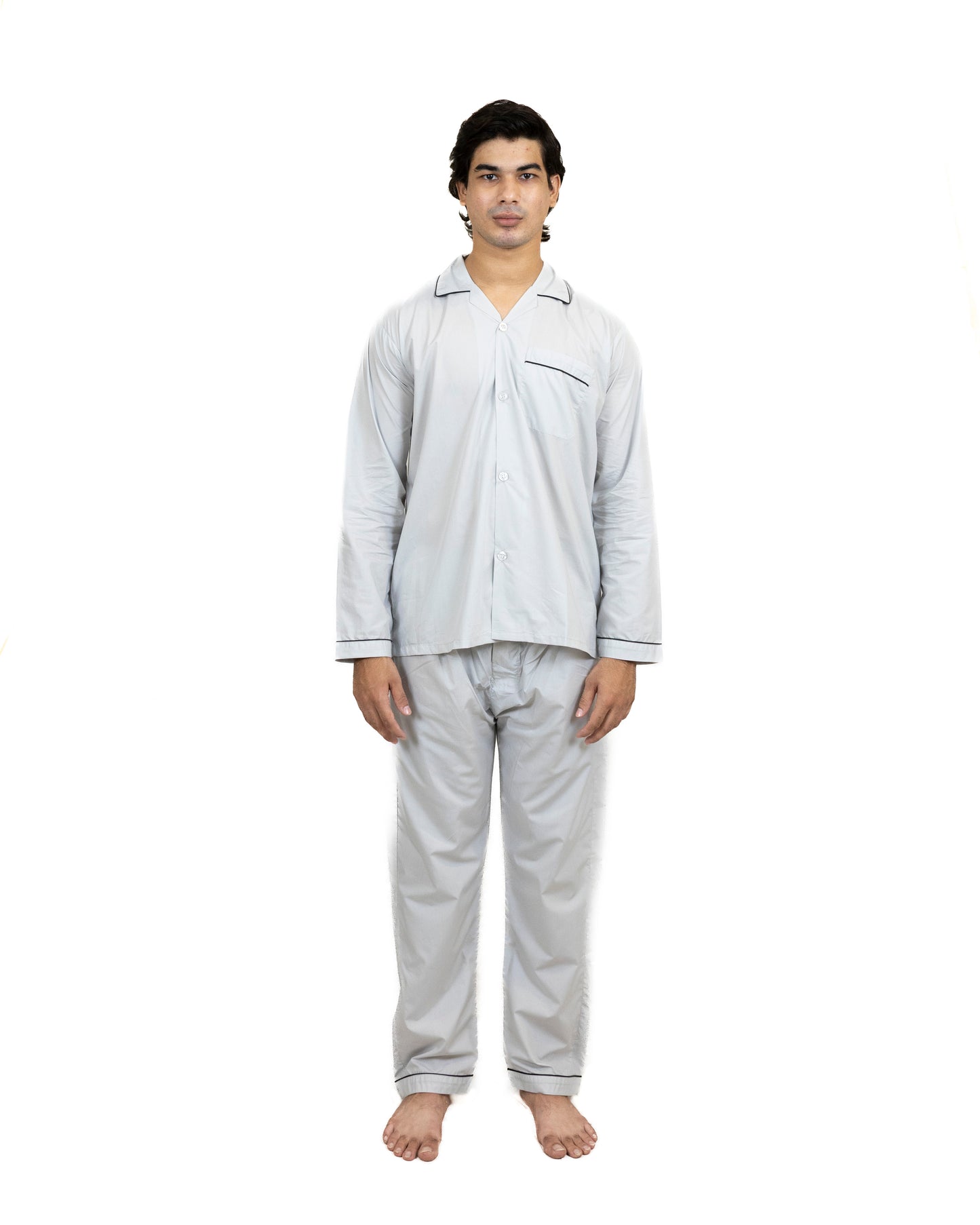 Men and Women Light Fawn Night Suit - Sleep Wear | 100% Cotton