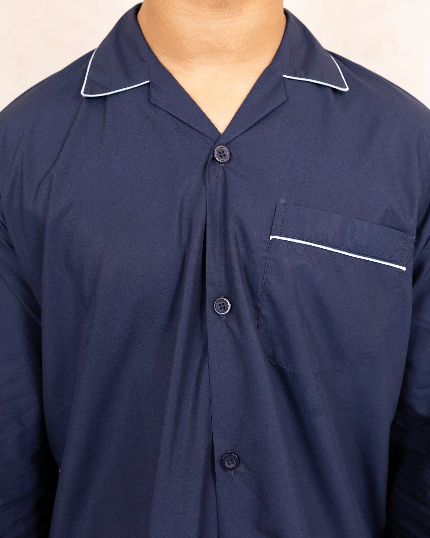 Men and Women Royal Blue Night Suit - Sleep Wear | 100% Cotton