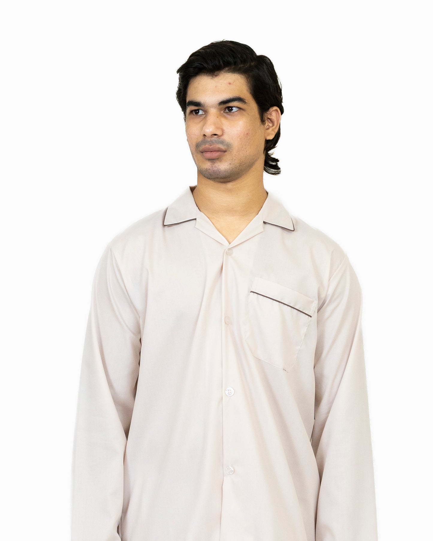 Men and Women ASH Color Night Suit - Sleep Wear | 100% Cotton
